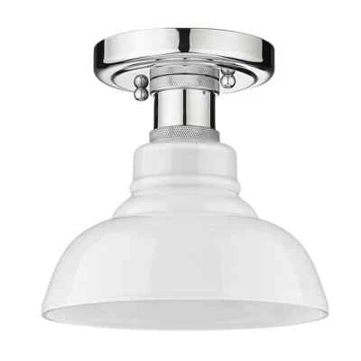 Golden Lighting Carver Flush Mount 0305-FM CH-VMG - Image 1 of 4