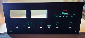 Original MC2105 Glass Faceplate by McIntosh with Headphone Washer - Picture 1 of 10