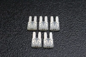 5 PK ATR 25 AMP SICHERUNGEN BLADE CIRCUIT EATON BUSSMANN MICRO 2 BEIN ATR25 - Bild 1 von 8
