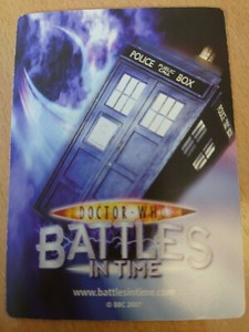 Dr Who Battles in Time cards