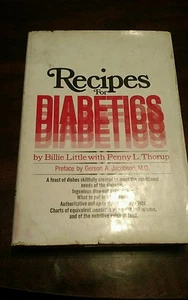 1975 Recipes for Diabetics Cookbook Hardcover Edition by Little & Thorup - Picture 1 of 3