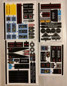 LEGO STICKER SHEET for 70923 The Bat-Space Shuttle, Batcave 70909, 70916,70905 - Picture 1 of 1