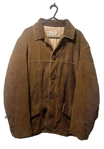 Vintage 1970’s Fingerhut USA Brown Cord Jacket Retro Coat Dickies Carharrt - Picture 1 of 5