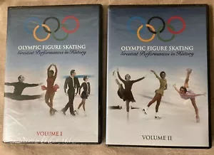 Olympic Figure Skating Greatest Performances in History DVDs Vol 1&2 NEW Sealed - Picture 1 of 6