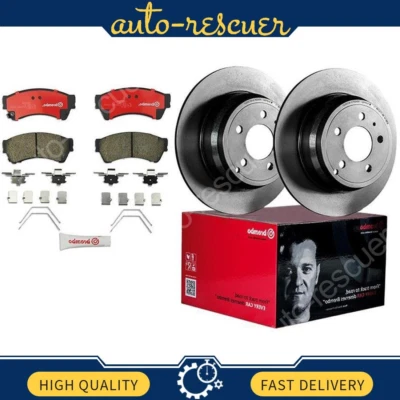 Brembo Disc Brake Pad Set Disc Brake Rotor 3x fits from 2006 to 2012 Ford Fusion - Image 1 of 4