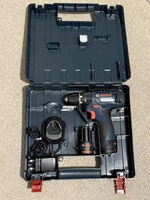Bosch GSB 120-LI 12V Cordless Combi Drill Kit - With 2 Batteries, Case & Manual - Image 1 of 4