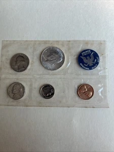 1965 United States Special Mint Set SMS 5 Coin  Kennedy - Picture 1 of 13