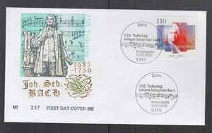 BRD 2000 FDC/Beleg  -  250. Todestag von Komponist Johann. S. Bach - Picture 1 of 1