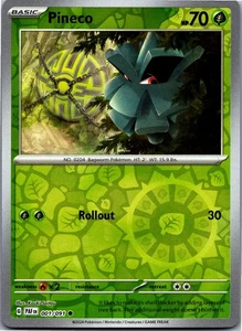 Pineco - 001/091 - SV: Paldean Fates Reverse Holo - Picture 1 of 2