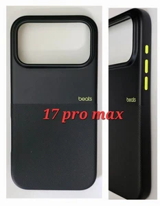 GENUINE Beats Rugged Case W/Magsafe For Apple iPhone 17 PRO MAX Black  - Picture 1 of 5