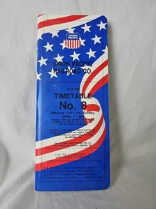 April 7, 1991 Union Pacific Railroad Co. Timetable No. 8. Used. - Picture 1 of 3