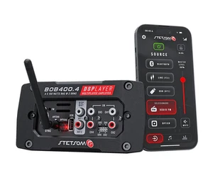 Stetsom BOB 400.4 DSPLAYER 2 OHM + SPEDIZIONE IN GIORNATA DAGLI USA! - Foto 1 di 5