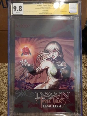 Подлинный автограф Джозефа Майкла Лиснера Dawn Three Tiers 4 JSA CGC 9.8 - Изображение 1 из 4