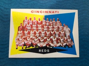 Tarjeta de béisbol 1960 Topps tarjeta del equipo de los Rojos de Cincinnati #164 (nm) - Imagen 1 de 2
