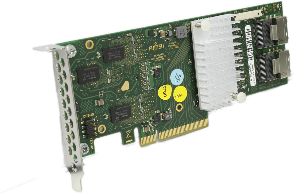 Fujitsu 6Gbps SAS RAID Controller PCIe x8 Low Profile D2616-A22 GS1 - Bild 1 von 4
