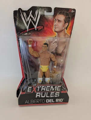 Figura de acción ALBERTO DEL RIO 2011 Mattel WWE Extreme Rules edición RARA sellada Foto 1 de 4