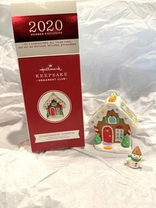 Gingerbread Surprise - 2020 Hallmark Ornament - Snowman Version - NEW - Picture 1 of 6