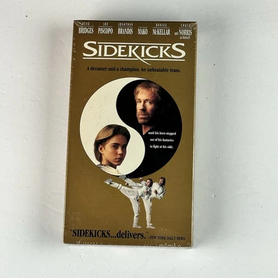Sidekicks VHS 1993 Columbia TriStar 90s Action Adventure Chuck Norris New Sealed - Image 1 of 4