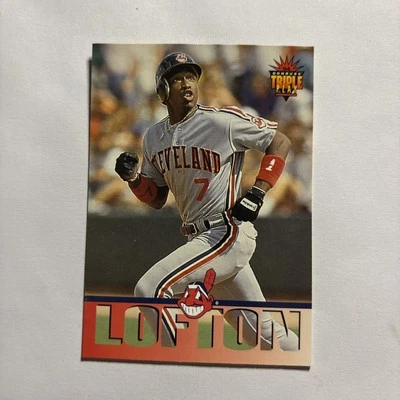 1994 Donruss Triple Play #115 Kenny Lofton Cleveland Indians - Image 1 of 2