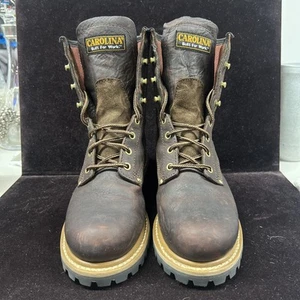 Carolina Womens ELM 8" LOGGER Brown Work & Safety Boots 8 Medium (B,M) - Picture 1 of 7