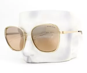 Michael Kors Amsterdam Sunglasses MK 1090 10148Z Light Gold Khaki Flash w/case - Picture 1 of 6