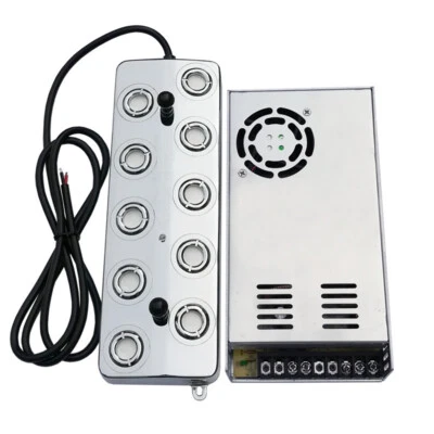 110V/220V 10 head Ultrasonic mist maker fogger humidifier+Transformer Fog Making - Image 1 of 4
