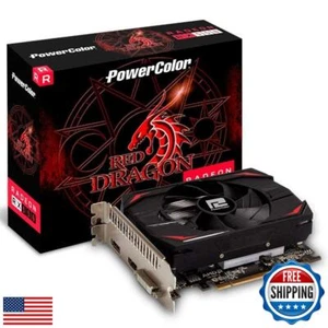 PowerColor AMD Radeon RX 550 4GB Red Dragon Graphics Card (Renewed) - Picture 1 of 5