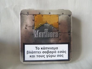 Vintage metal cigarettes empty case marlboro - Picture 1 of 10