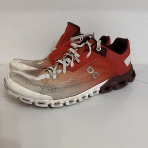 On Cloud Cloudflow V 3.0 Sneakers Women’s Size 9.5 White Red Multicolor Running - Picture 1 of 12