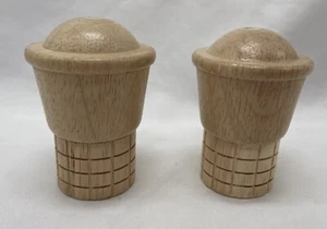 Melissa & Doug ~ Wooden Ice Cream Cones Replacement Piece/ Part ~ Lot Of 2 - Picture 1 of 4