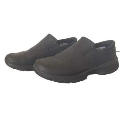 Zapatos sin cordones Lands' End para todo clima sin usar, en caja, para mujer EE. UU. 8,5 D ancho cuero negro Foto 1 de 4