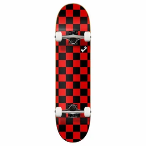 Yocaher Graphic Complete 7.75" Skateboard - Checker Red - Picture 1 of 5