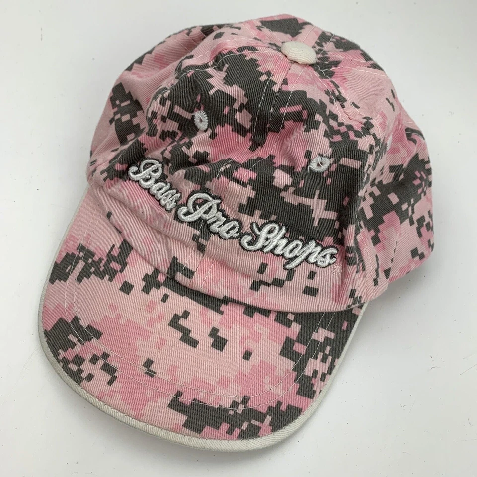 Gorra de béisbol ajustable Bass Pro Shops rosa camuflaje niño pequeño Foto 1 de 3