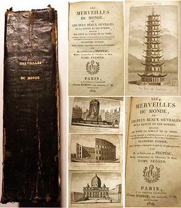 CHEVALIER DE PROPIAC/MERVEILLES DU MONDE/1824/4EME EDITION/16 GRAVURES/RARE - Imagen 1 de 1