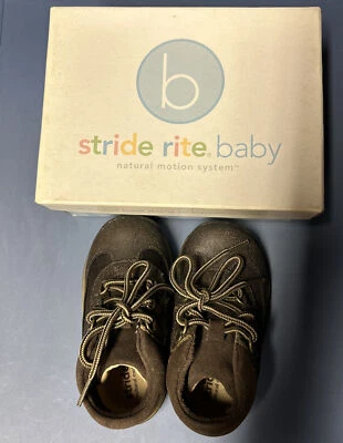 Stride Rite Baby Strider коричневый/шоколадный размер 5 месяцев - Изображение 1 из 4