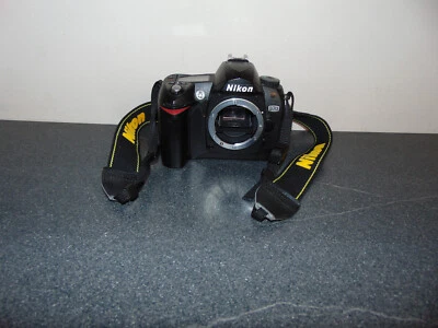 Nikon D70 Digital SLR Black Camera Body with Strap - Image 1 of 4