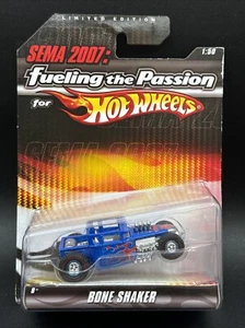 2007 VHTF Hot Wheels BLUE BONE SHAKER SEMA Fueling The Passion 1:50 Scale RRs - Picture 1 of 3