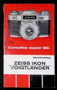 Original Kamera Anleitung/Handbuch: Zeiss Ikon Voigtländer Contaflex Super BC - Bild 1 von 2