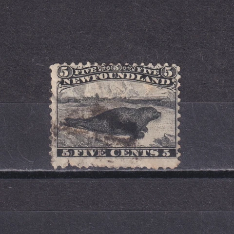 NEWFOUNDLAND 1868, SG# 38, CV £110, Seal, Used Cover