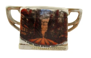 DE COLECCIÓN 4ª ST S LOUISVILLE KY PORCELANA MANGO PALILLO SOPORTE ALEMANIA RECUERDO - Imagen 1 de 9