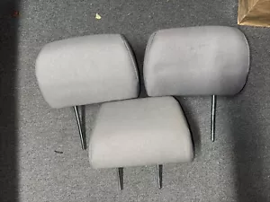 03 04 05 06 07 08 Subaru Forester Rear Backseat Headrest Head Rest Set of 3 Grey - Picture 1 of 1