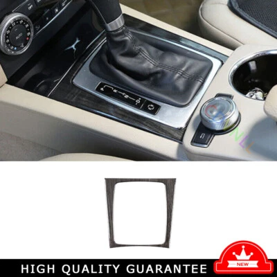 Central Console Gear Shift Panel Trim For Mercedes-Benz GLK 2009-2015 Black Wood — 第 1/4 张图片