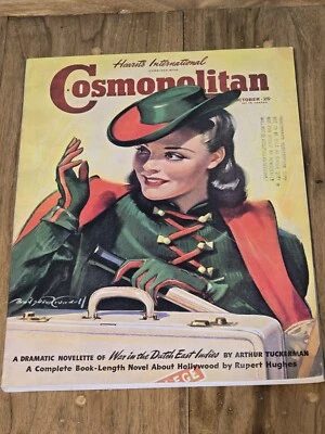 October 1940 Cosmopolitan Magazine Salesman's Copy Excellent Vintage  - Image 1 of 4