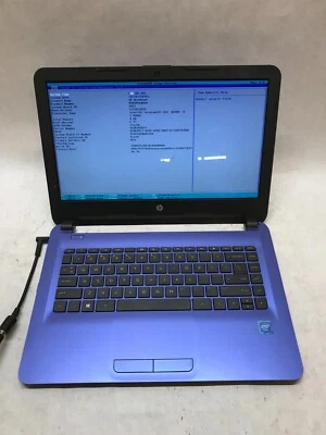 HP 14-am052nr 14" Laptop Intel Celeron N3060 1.6GHz 4GB RAM NO HDD/OS AS IS --DW - Image 1 of 4