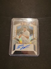 EURY PEREZ 2023 PANINI SELECT BASEBALL PRIZM Auto #39/99 ROOKIE