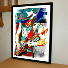 Stevie Ray Vaughan SRV Blues Rock Texas Muzyka Druk Plakat Sztuka ścienna 18x24