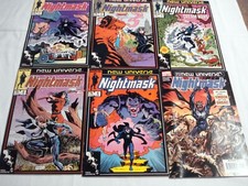 6 Nightmask Marvel New Universe Comics #1 thru #4, #6 and Untold Tales #1