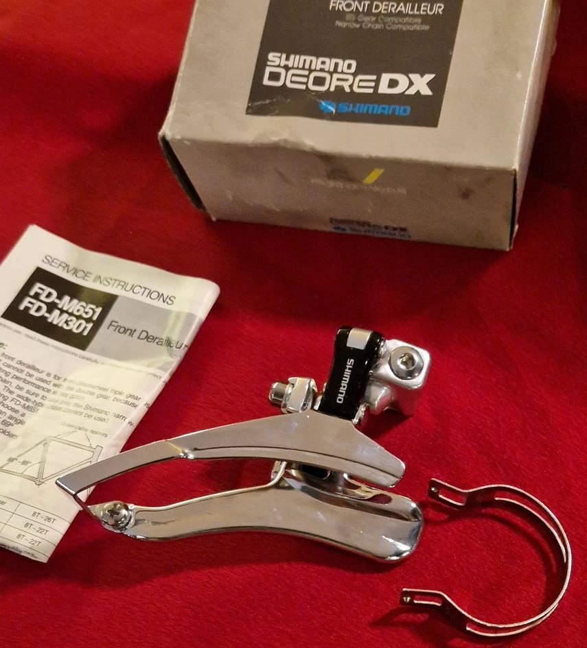 Shimano Deore DX FD-M651 Umwerfer, Top-Pull, 34,9mm, NEU, NOS, Kult, Retro - Bild 1 von 1