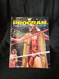 WWF WWE Magazine Program Vol 157 Nacho Man Elizabeth Demolition Hulk Hogan - Picture 1 of 6