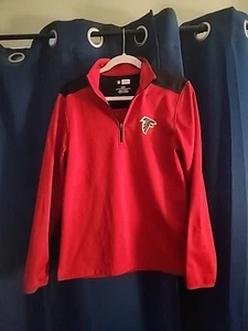 Authentic Atlanta Falcons Zip-Up Jacket NFL Team Apparel - Picture 1 of 18